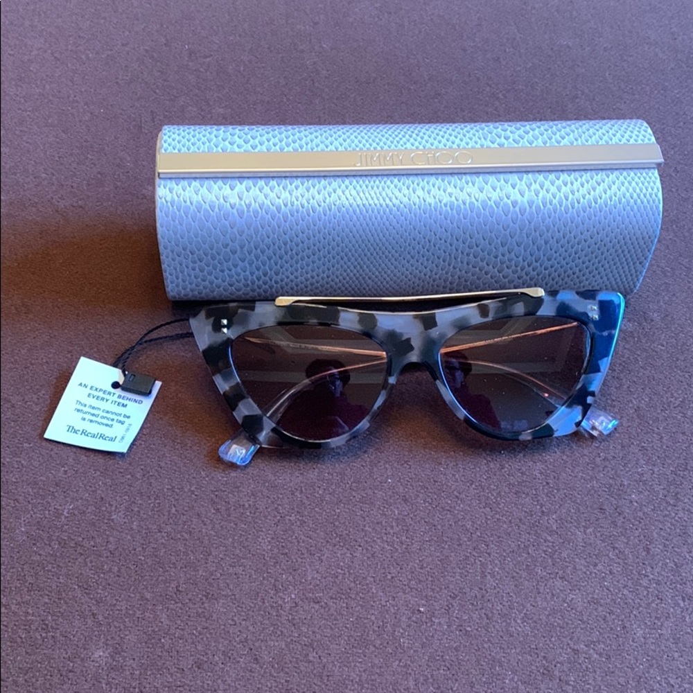 Jimmy Choo tortoiseshell sunglasses